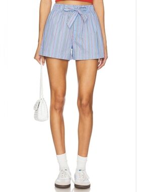 Damson Madder Krissy PJ Boxer in Bold Blue Stripe EU Size 6/ US Size 2